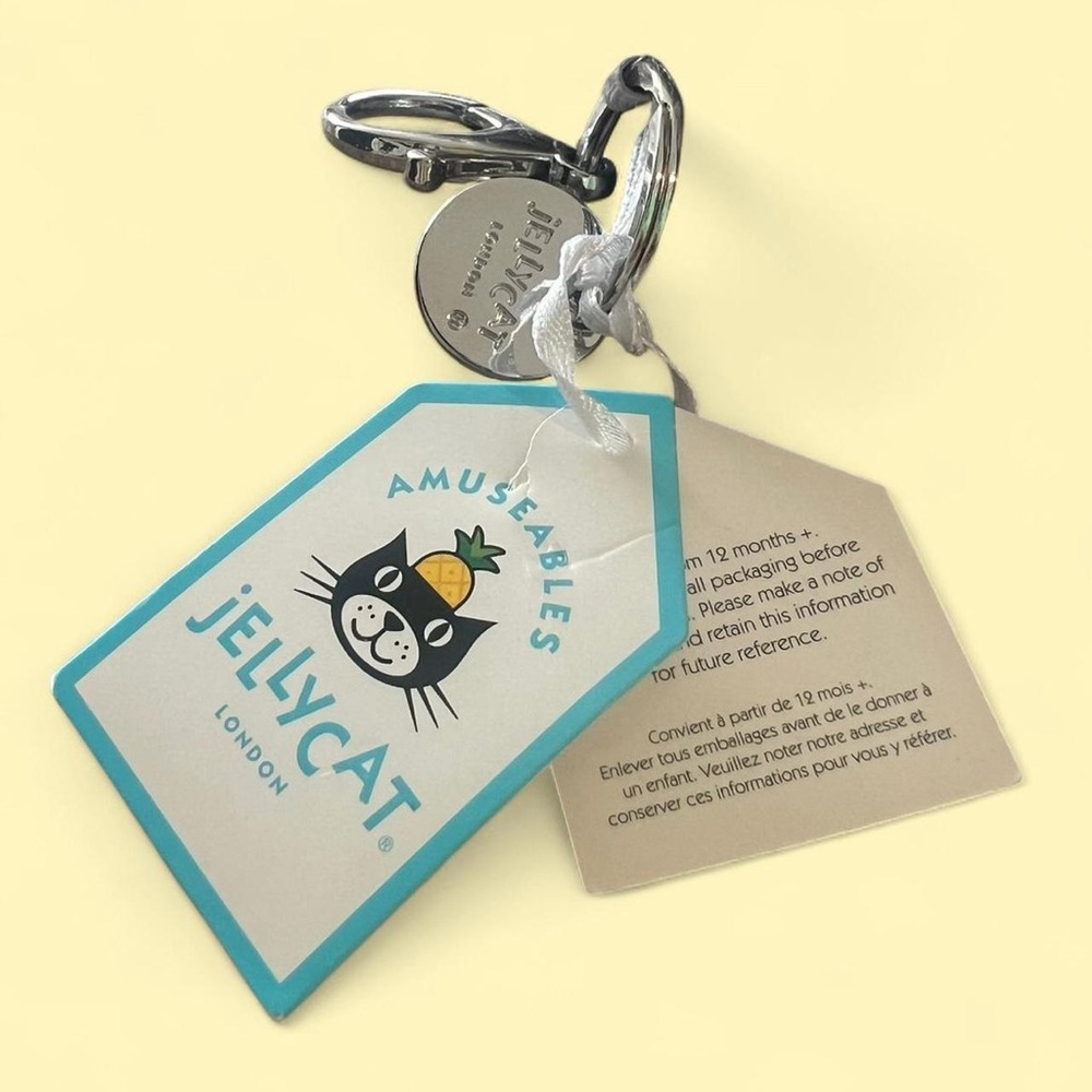 NWT Jellycat Storm Cloud Bag Charm - Picture 3 of 4
